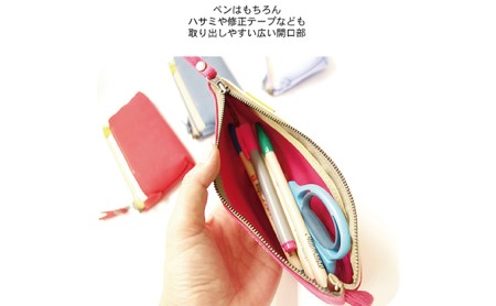 ファスナーペンケース／スリムタイプ　バンナイズ 帆布 シャーペン 鉛筆 ステーショナリー バッグイン 雑貨 日用品 文房具  カーキグレー