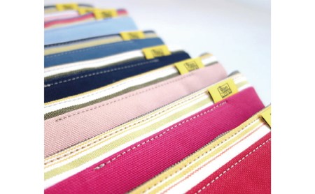 ファスナーペンケース／スリムタイプ　バンナイズ 帆布 シャーペン 鉛筆 ステーショナリー バッグイン 雑貨 日用品 文房具  カーキグレー