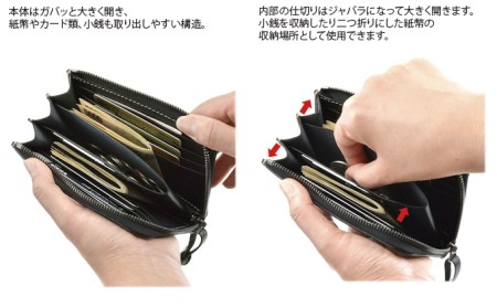 VanNuys ミドルサイズのオールインワンL型ファスナーウォレット 財布 サイフ wallet long ナガザイフ 長財布 ビンテージブラウン