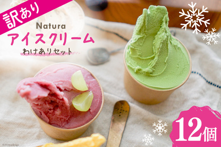 アイス 訳あり 12個 セット 詰め合わせ [ナチューラ 徳島県 北島町 29am0010]
