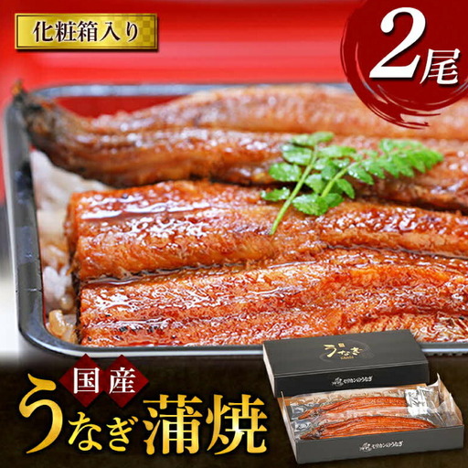 うなぎ 国産 うなぎ蒲焼き 2尾 [モリカン 徳島県 北島町 29bh0001]
