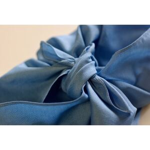 藍染めハンカチ(ヘリンボーン)_装飾品・工芸品  服飾小物 _【1143950】