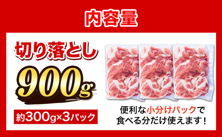 〈阿波の金時豚〉切り落とし 900g お試しサイズ アグリガーデン 《30日以内に出荷予定(土日祝除く)》｜豚肉ぶたにく