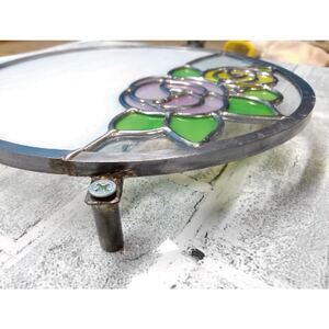 表札 ステンドグラスbara【1253847】