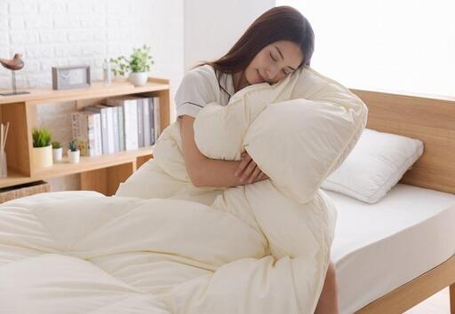 【ふとんファクトリー】洗える羽毛合掛けふとん　ダウン90%　シングルロング　150x210サイズ