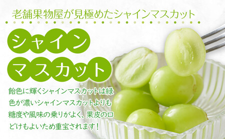 【2025年8月中旬より発送】特秀品！シャインマスカット　約2kg(3～5房) | シャインマスカット