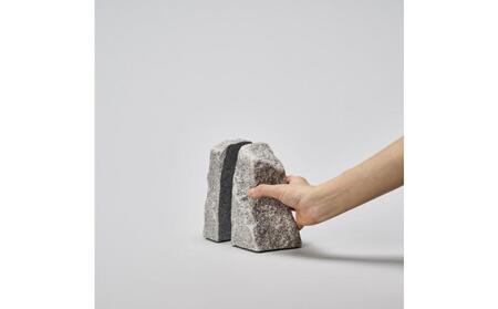 RS - ROCK END / L / komame｜庵治石ブックエンド