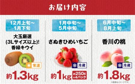 【6回お届け】高松市自慢のフルーツ定期便【J】
