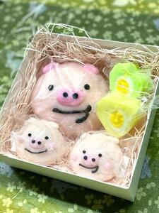 どうぶつのおやこ(3種類 計5枚)