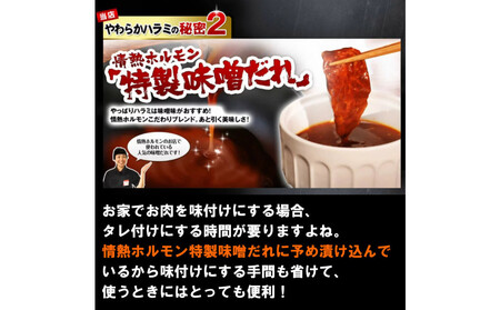 やわらか ハラミ 味噌だれ漬け 600g 200ｇ×3 ハラミ