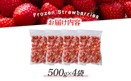 冷凍いちご(さぬきひめ)500g×4袋 | 冷凍いちご