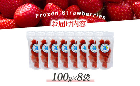 冷凍いちご(さぬきひめ)100g×8袋 | 冷凍いちご