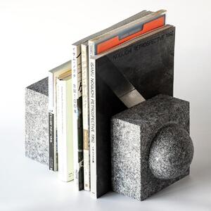 TY BOOKSTAND / komame｜山本忠司氏デザインの庵治石ブックエンド