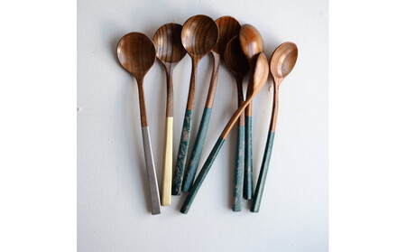 さざなみ漆器のスプーン大