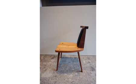 ダイニングチェア(本革ブラック)