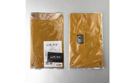 香川県産 丈夫でやさしい綿の手触り 帆布のティッシュ&ペーパータオルケース ブラウン、1点