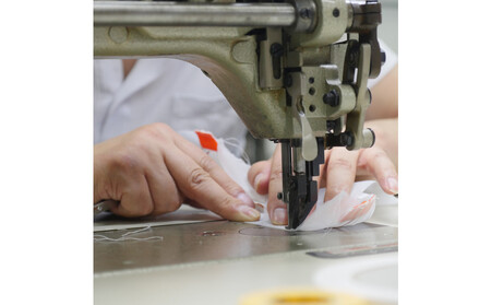 香川県産 プリーツ ポシェット・ヘリンボーン［ イエロー １点］軽やかで上品な透け感のあるサコッシュ