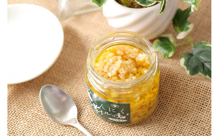 自然風土 きざみにんにくオリーブオイル(115g×3本セット)