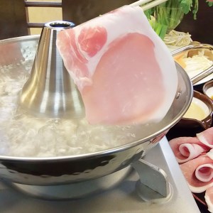 しゃぶまるセット　オリーブ豚ローススライス　1kg【T081-005】