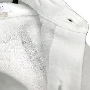 今治バックパイルシャツ ホワイト L【T118-002】