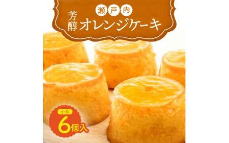 瀬戸内芳醇オレンジケーキ 小丸 6個入り 香川県産ネーブルオレンジ