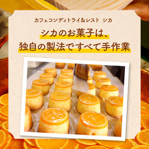 ケーキ オレンジケーキ 洋菓子 スイーツ 手作り 瀬戸内芳醇オレンジケーキ(小丸6個入) 【T048-009】