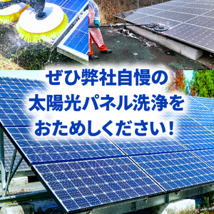 太陽光パネル 洗浄 長期的 メンテナンス 太陽光発電 太陽光パネル洗浄【T171-001】
