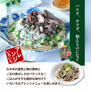 大森屋 カリカリ梅しそわかめ40g×10セット 