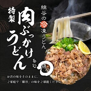 さぬきうどん 4人前 冷凍 綿谷 肉うどん