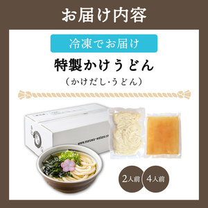 さぬきうどん 4人前 冷凍 綿谷 かけうどん