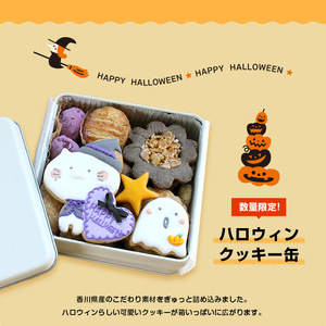 小さな宝箱 ハロウィン クッキー缶 クッキー