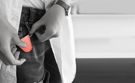 キーホルダー Key Clip キークリップ カラー バニラ キーリング 革 レザー キーケース 鍵 収納 鍵束 簡易 フック 小物 メンズ レディース おしゃれ 持ち歩き