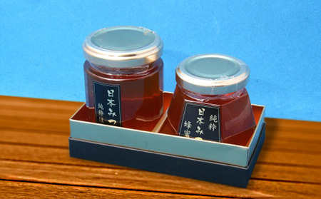 日本みつばちの純粋蜂蜜 大小セット 加工食品 はちみつ ハチミツ 