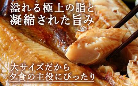 稚内産真ホッケ開き一夜干し3枚セット