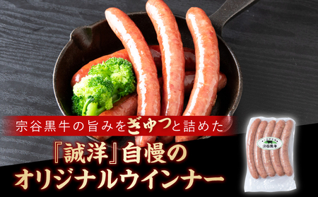 宗谷岬牧場のハンバーグ(120g×4枚)×2個＆宗谷黒牛ウインナーセット【配送不可地域：離島・沖縄県】