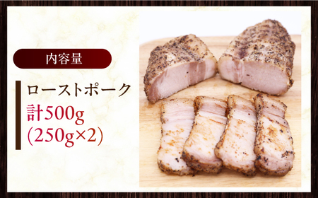 放牧豚 ローストポーク 計500g（250g ×2）《厚真町》【ファーマーズファクトリー株式会社】 豚 豚 豚 豚 豚 豚 豚  [AXBA005]