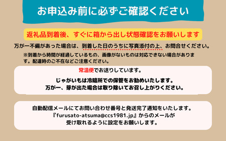 【G-214R】9月中旬発送開始＜令和6年新じゃが＞北海道厚真町産！「メークイン10kg」工藤さん手づくりじゃがいも《数量限定》ジャガイモ　新じゃがいも