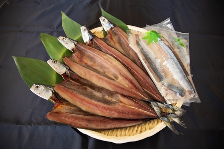 さんま食べつくしセット（一夜干し5尾・しめさんま2パック）【株式会社めぐみ水産】 さんま 干物 しめさんま 海鮮 冷凍配送 北海道 [AXAZ005]