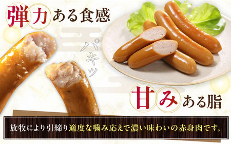 放牧豚 ウインナー 2種セット 計1kg ポーク・粗挽き 各500g ソーセージ 無添加 [AXBA086]