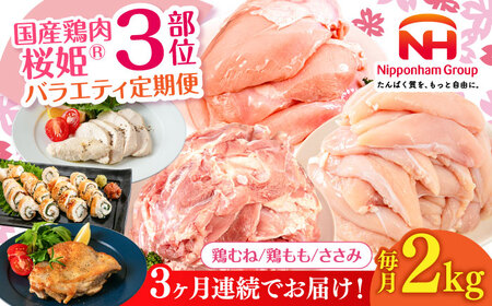 【全3回定期便】桜姫 バラエティ定期便【東日本フード株式会社】&nbsp;[AXBM128]