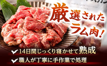 塩コロジンギスカン 計1.2kg（300g×4パック）《厚真町》【有限会社市原精肉店】 ジンギスカン 羊肉 ラム 焼肉用 味付き 小分け 冷凍配送 北海道 [AXAA017]