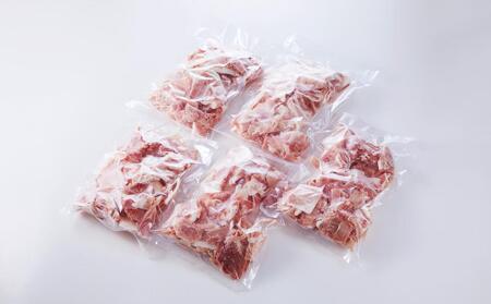 【ふるさと納税】カット済み国産豚モモ切り落とし2.5kg（500g×5パック）