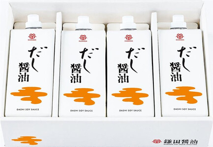 【セット】【鎌田醤油】 だし醤油500ml 4本入 & 低塩だし醤油200ml 3ヶ入