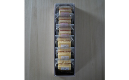 【Cafe悠花】紅白シフォンサンド　6個セット