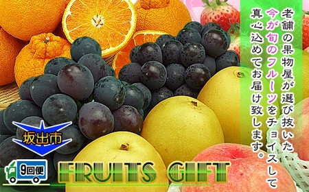 【定期便9回】 創業100年 産直あきんど四季のフルーツの定期便《9ヶ月連続でお届け》