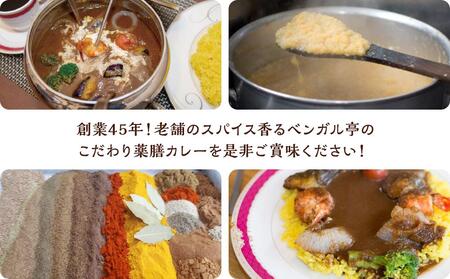 J ベンガル亭特製スパイスカレー！（ビーフ・辛口）4袋