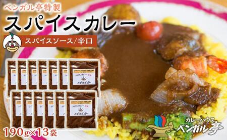 N ベンガル亭特製スパイスカレー！（スパイスソース・辛口）13袋