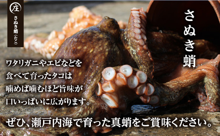 鮮度抜群！使い勝手いい！香川県産　たこ足生冷凍 1kg（4～6袋）（加熱用）