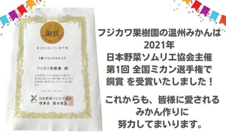 【7回頒布会】～フジカワ果樹園産地直送便～香川県産・彩り温州みかんセット 果物 柑橘 フルーツ 食べ比べ 