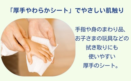 シルコット ウェットティッシュ ノンアルコール除菌詰替（43枚×3P）×16袋 日用品 おもちゃ 拭き取り 手拭き 外出時 お出かけ時 食事前 緑茶カテキン配合 